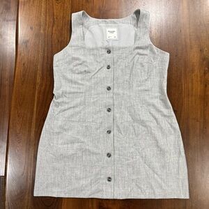 Abercrombie and Fitch Blazer Square Neck Vest Dress Size XL Capsule Business